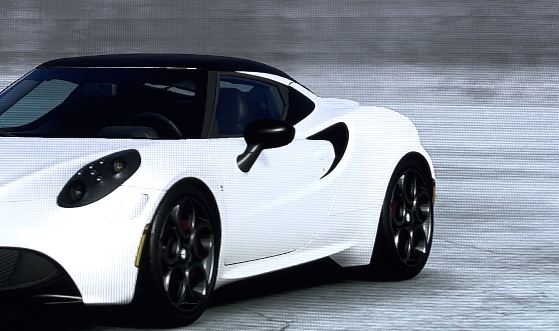 ALFA ROMEO 4C BLACK DIVIDE 施工写真