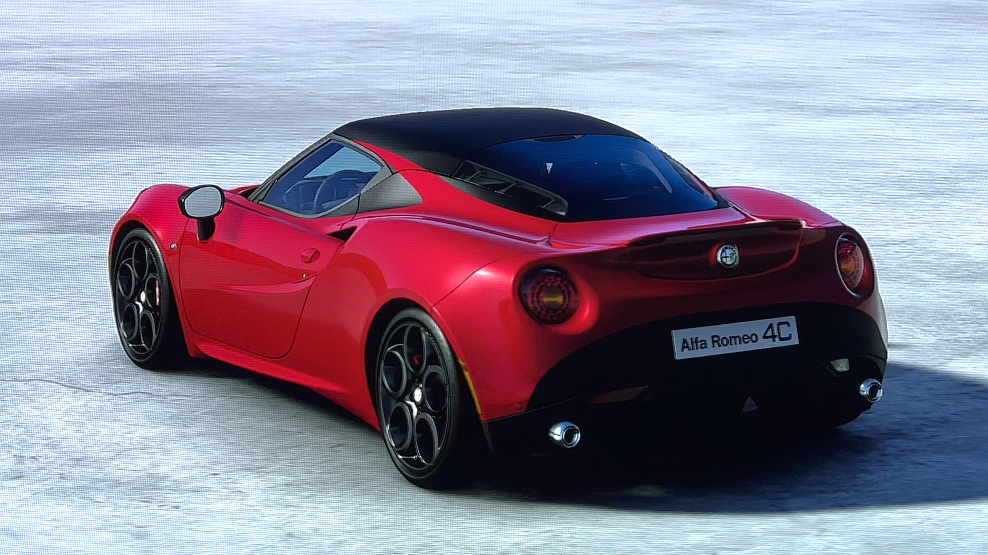 ALFA ROMEO 4C BLACK DIVIDE 施工写真