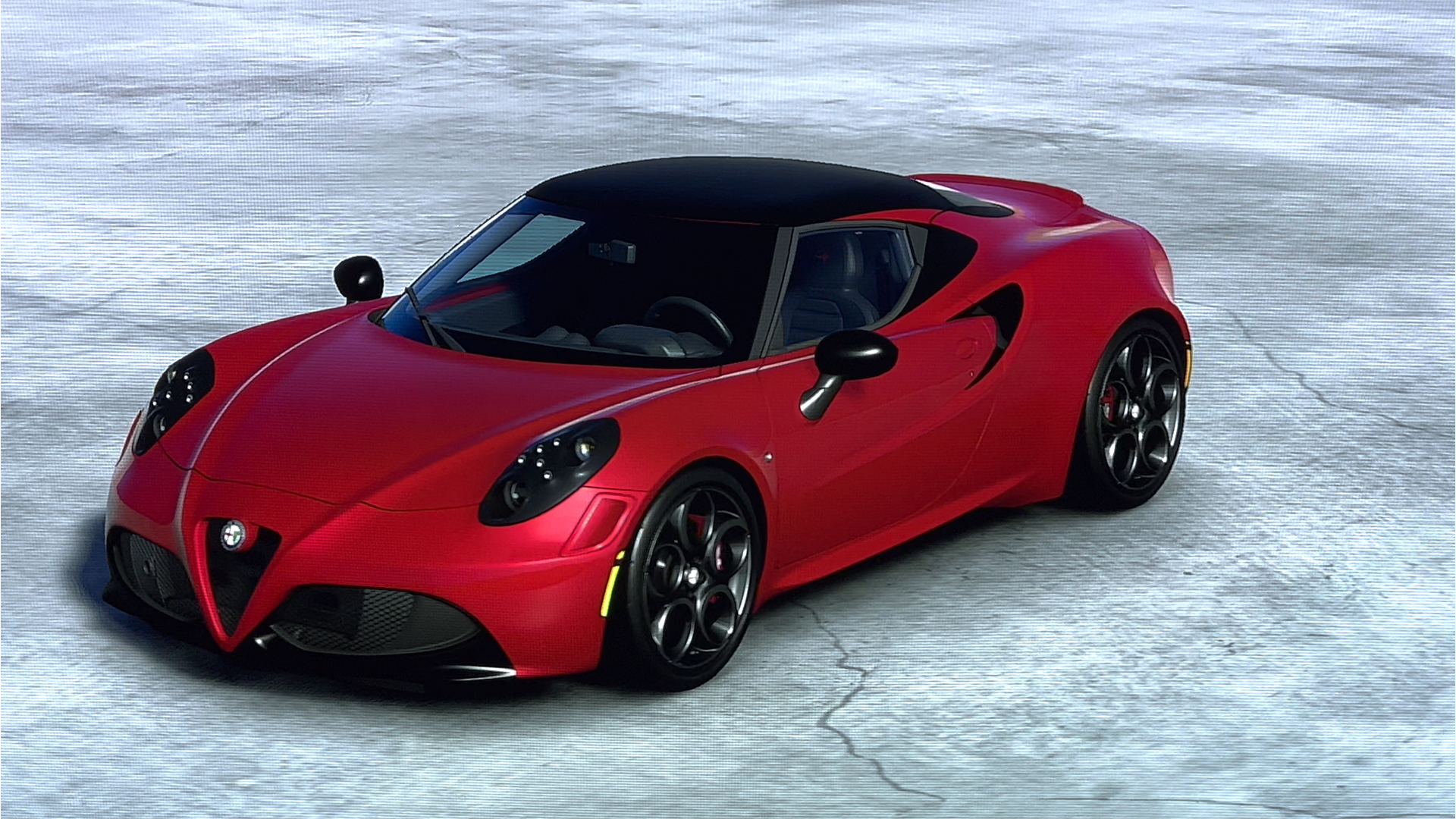 ALFA ROMEO 4C BLACK DIVIDE 施工写真