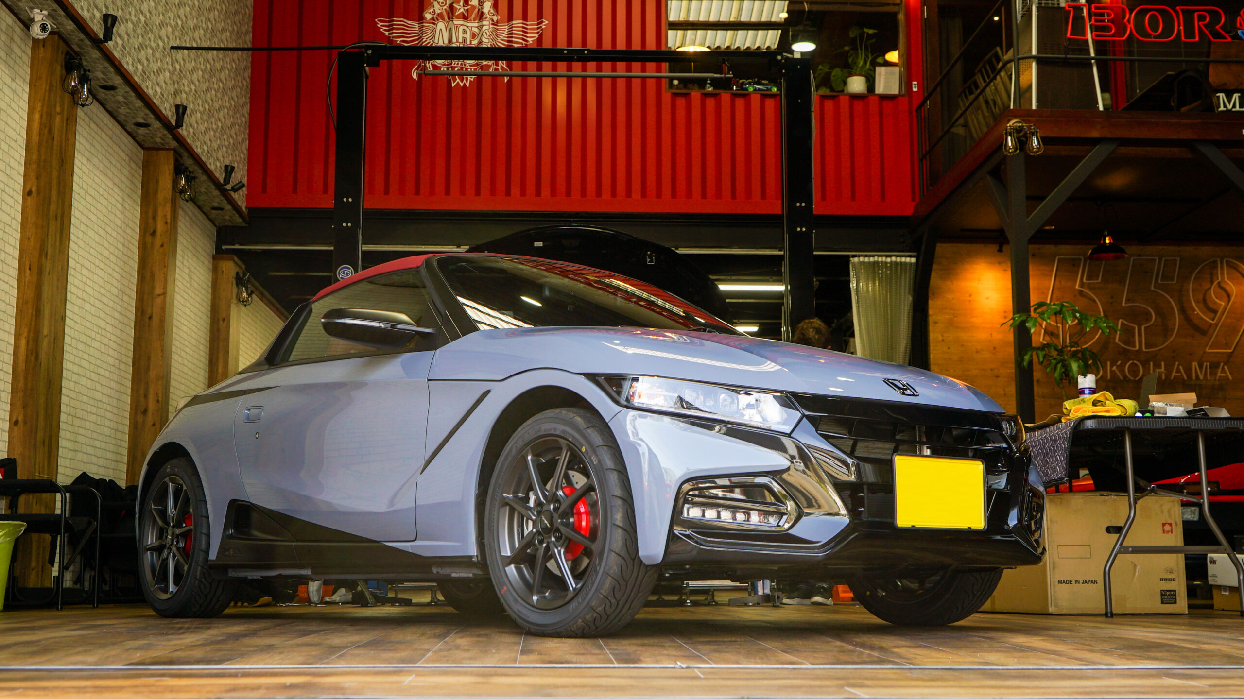 HONDA S660 BLACK DIVIDE 施工写真