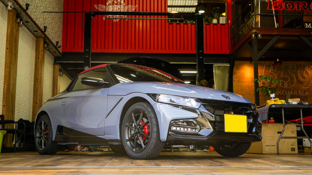 HONDA S660 BLACK DIVIDE 施工写真