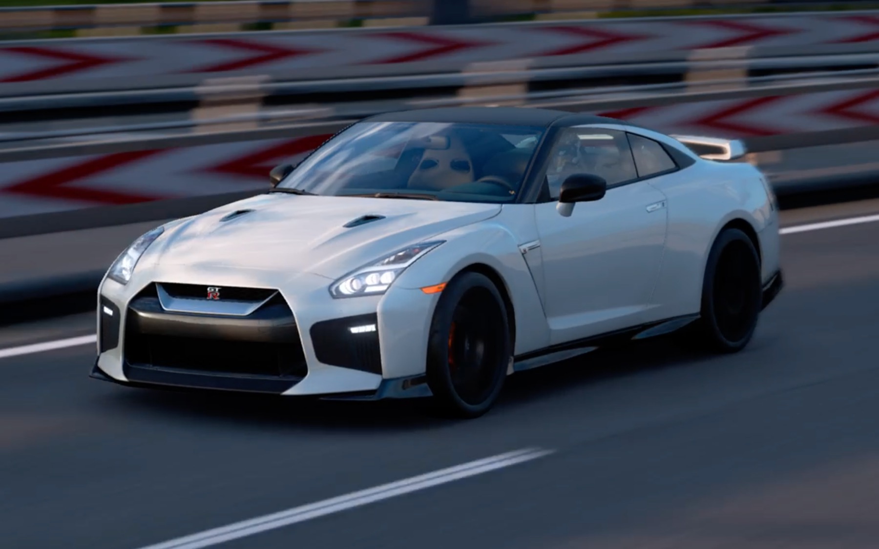 NISSAN GT-R の BLACK DIVIDE