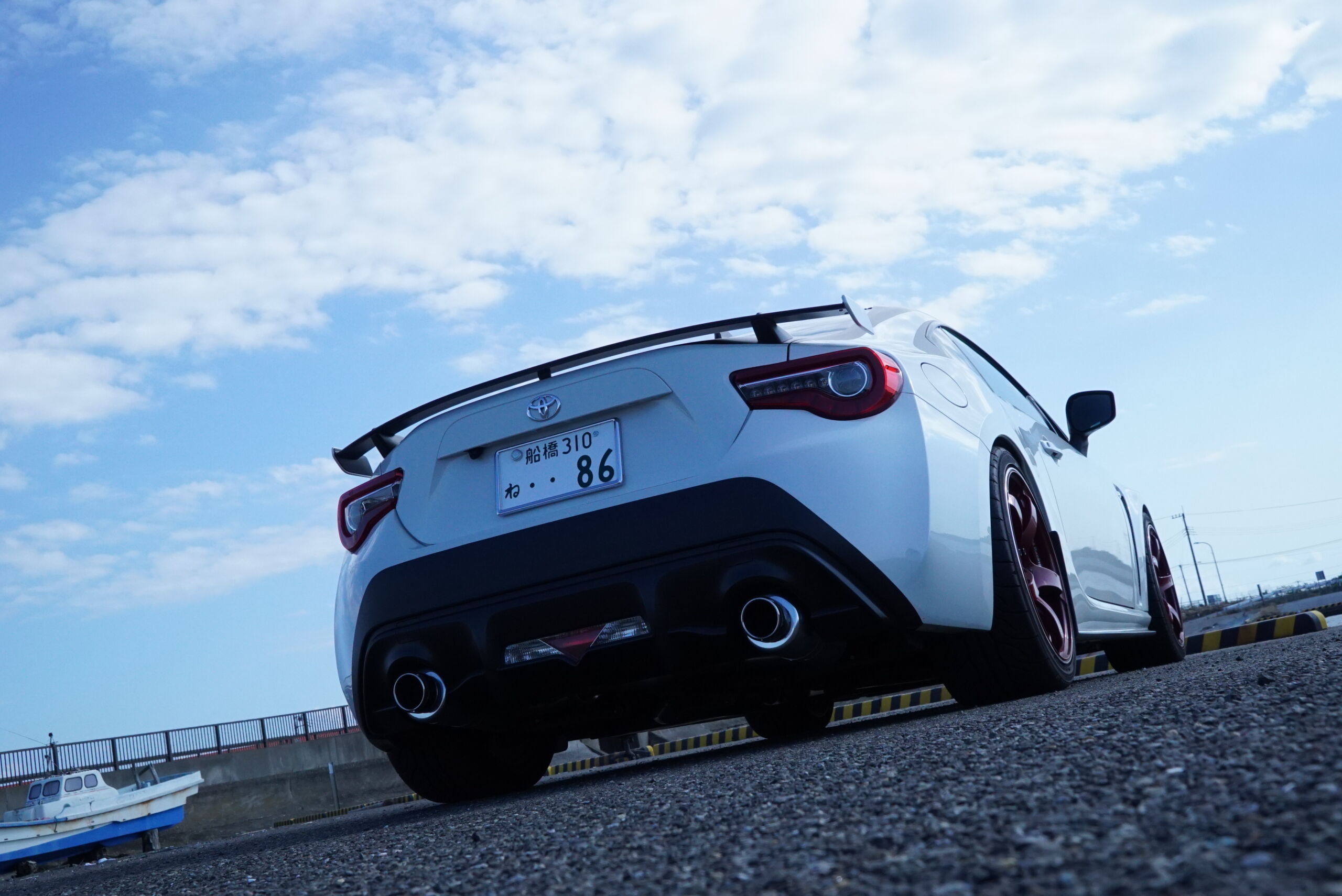 TOYOTA 86 / BRZ BLACK DIVIDE 施工写真