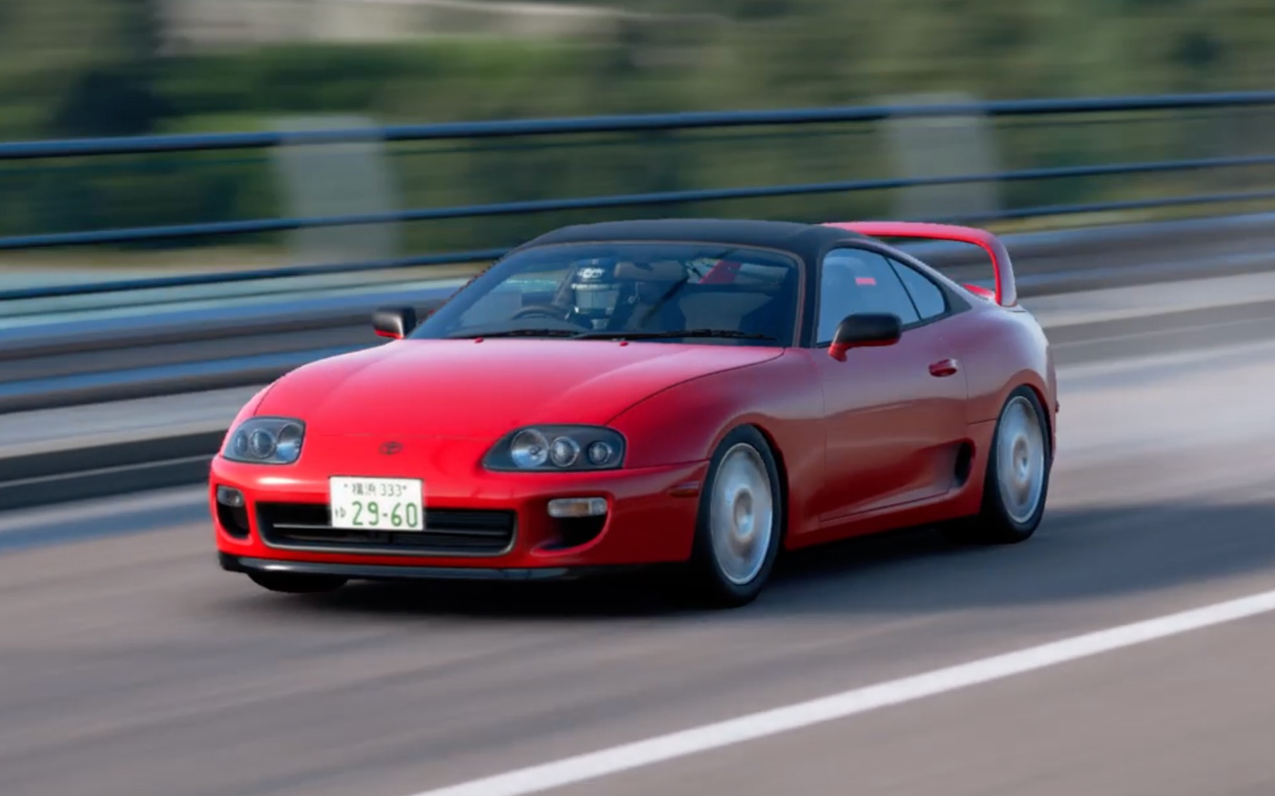 TOYOTA SUPRA JZA80 の BLACK DIVIDE