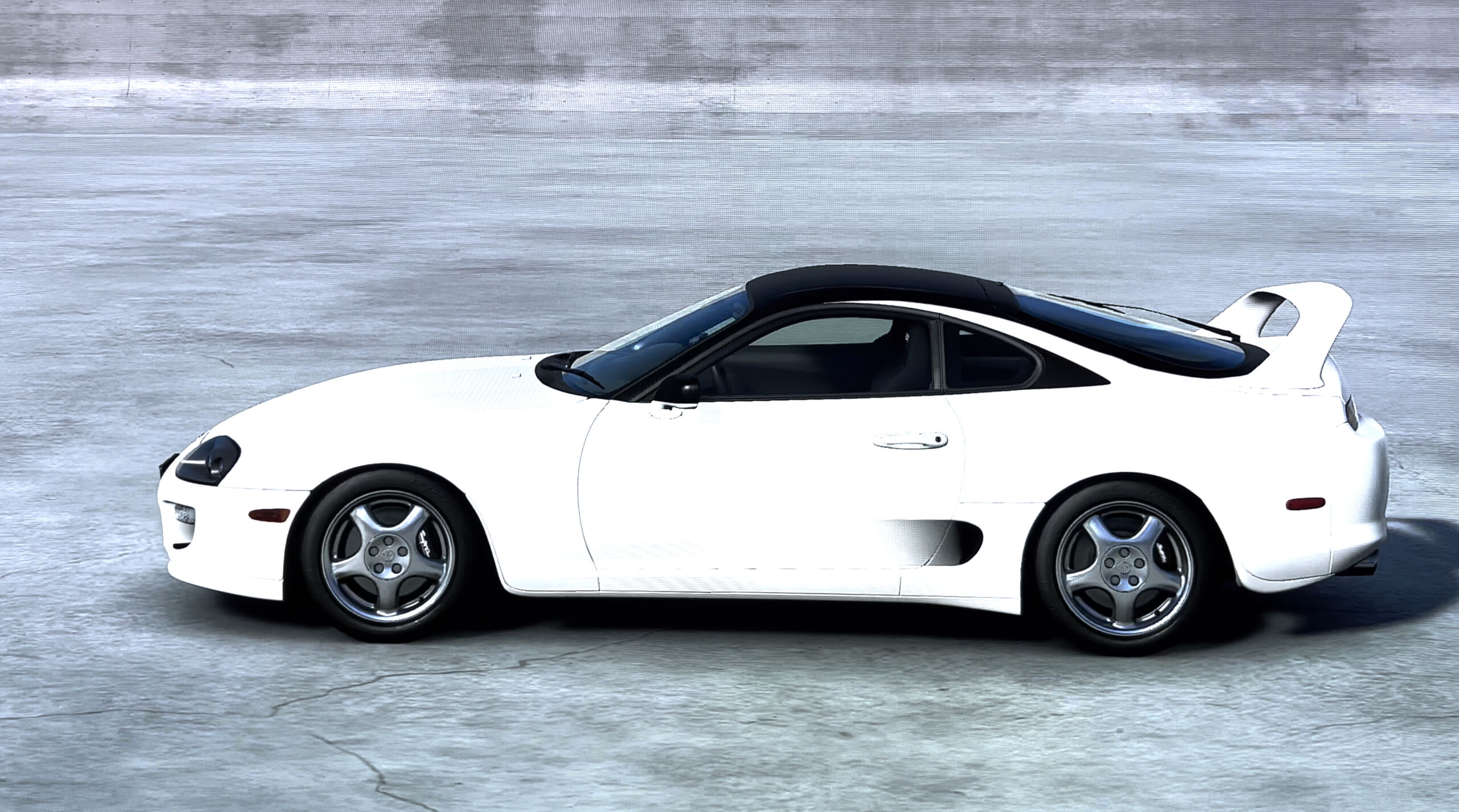 TOYOTA SUPRA JZA80 BLACK DIVIDE 施工写真
