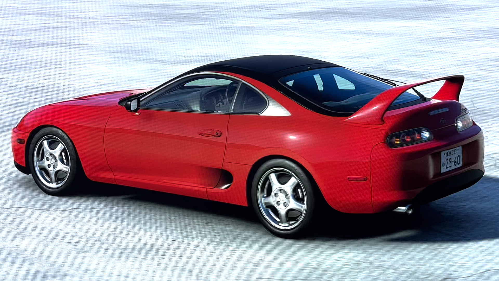 TOYOTA SUPRA JZA80 BLACK DIVIDE 施工写真