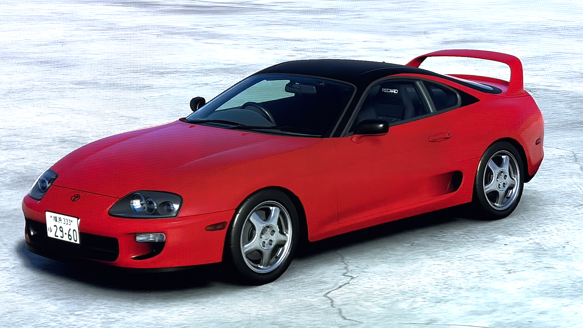 TOYOTA SUPRA JZA80 BLACK DIVIDE 施工写真